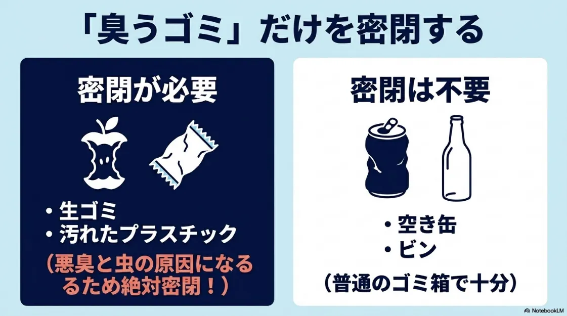 smelly-trash-separation-airtight-necessity