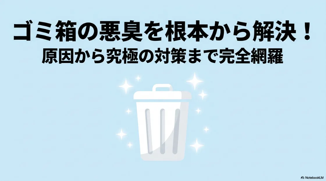 ゴミ箱の悪臭を根本から解決する原因から対策までの完全網羅ガイド