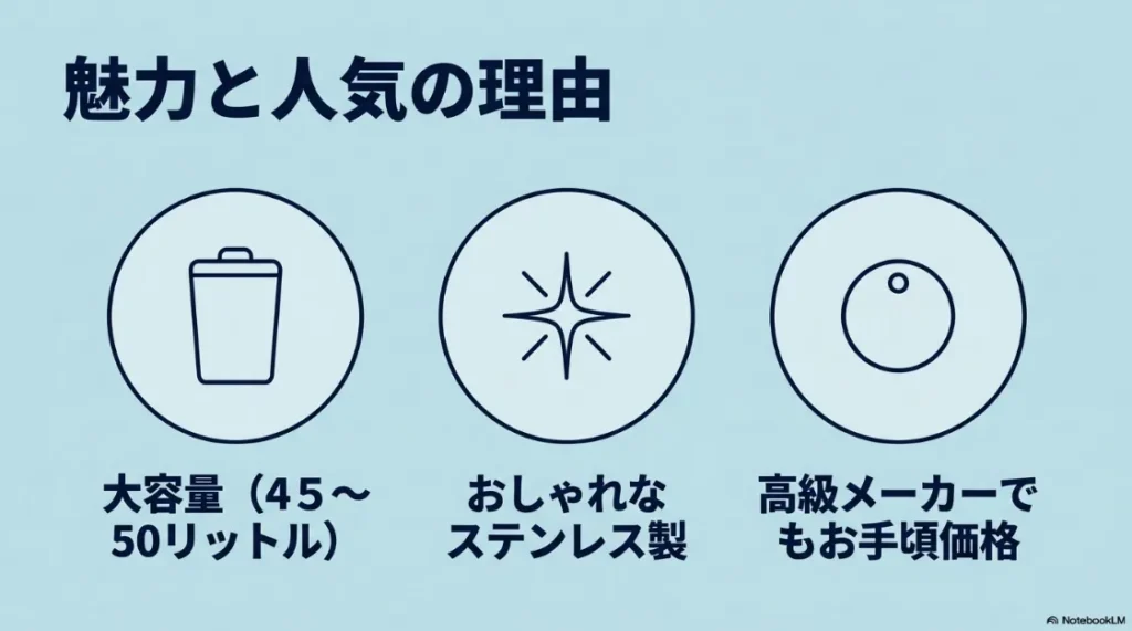 コストコのゴミ箱の魅力と人気の理由（大容量・ステンレス製・お手頃価格）